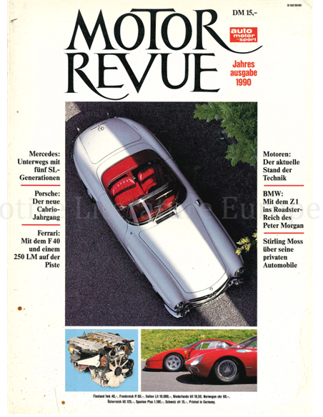 1990 MOTOR REVUE YEARBOOK GERMAN