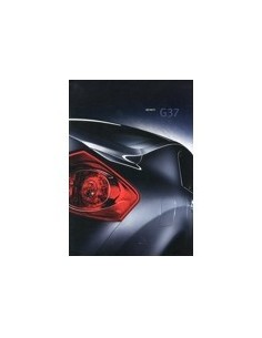 2009 INFINITI G37 BROCHURE NEDERLANDS