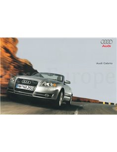 2007 AUDI A4 CABRIO PROSPEKT SPANISCH