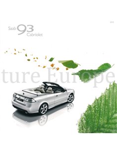 2010 SAAB 93 CABRIOLET BROCHURE NEDERLANDS