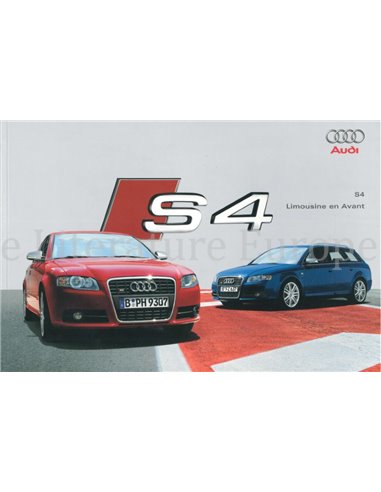 2006 AUDI S4 LIMOUSINE & AVANT BROCHURE NEDERLANDS