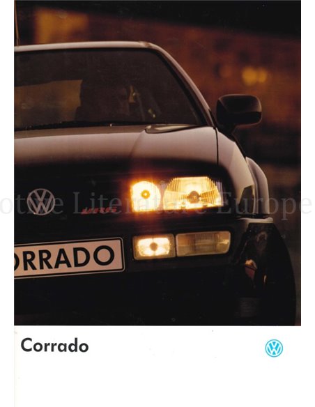 1992 VOLKSWAGEN CORRADO PROSPEKT NIEDERLÄNDISCH
