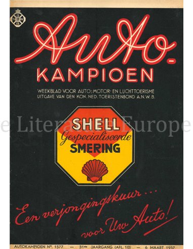 1937 AUTOKAMPIOEN MAGAZINE 10 NEDERLANDS