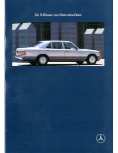 1990 MERCEDES BENZ S KLASSE BROCHURE NEDERLANDS