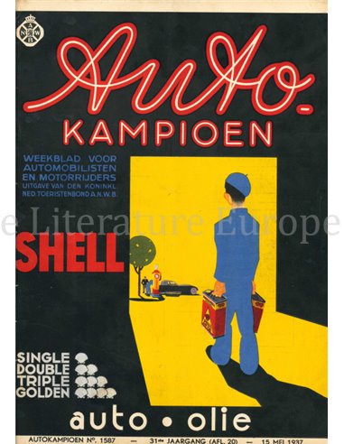 1937 AUTOKAMPIOEN MAGAZIN 20 NIEDERLÄNDISCH