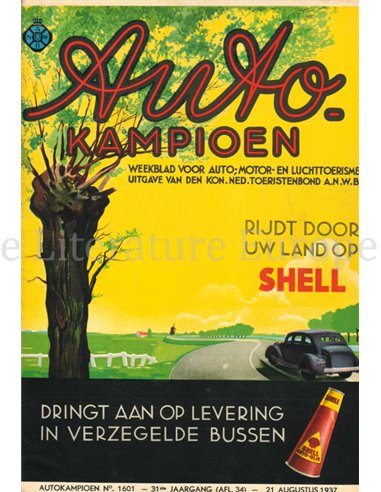 1937 AUTOKAMPIOEN MAGAZIN 34 NIEDERLÄNDISCH