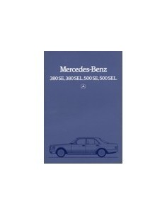 1983 MERCEDES BENZ S KLASSE BROCHURE NEDERLANDS