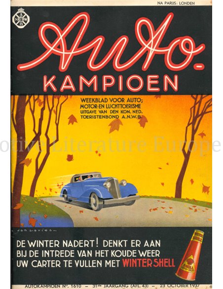 1937 AUTOKAMPIOEN MAGAZINE 43 DUTCH