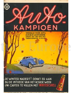 1937 AUTOKAMPIOEN MAGAZINE 45 DUTCH