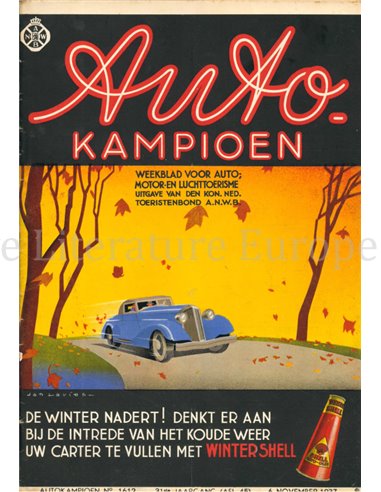 1937 AUTOKAMPIOEN MAGAZINE 45 DUTCH