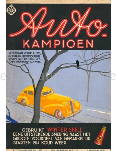 1938 AUTOKAMPIOEN MAGAZIN 01 NIEDERLÄNDISCH