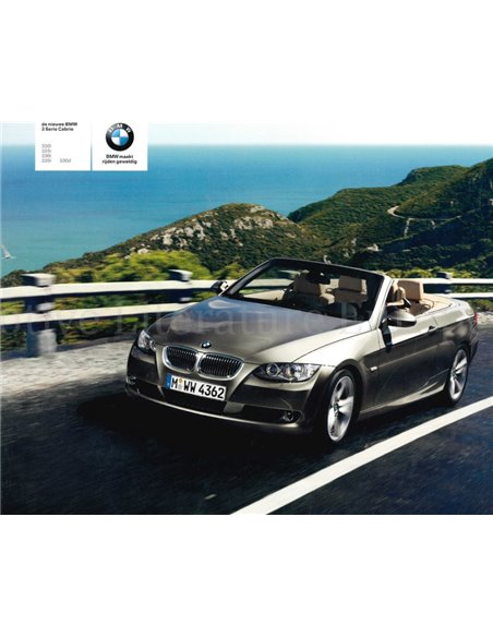 2006 BMW 3 SERIE CABRIOLET BROCHURE NEDERLANDS
