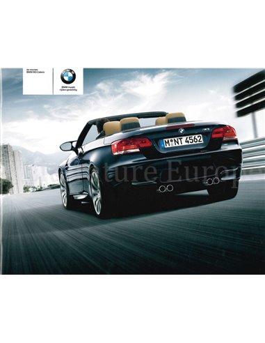 2008 BMW M3 CONVERTIBLE BROCHURE DUTCH