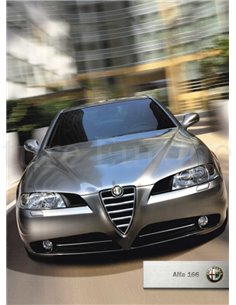 2004 ALFA ROMEO 166 BROCHURE NEDERLANDS