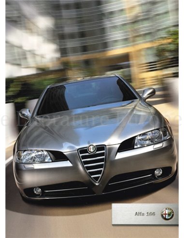 2004 ALFA ROMEO 166 BROCHURE DUTCH