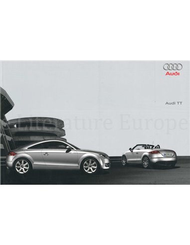 2007 AUDI TT PROSPEKT NIEDERLÄNDISCH