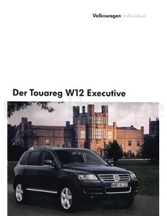 2005 VOLKSWAGEN TOUAREG W12 SPORT BROCHURE DUITS