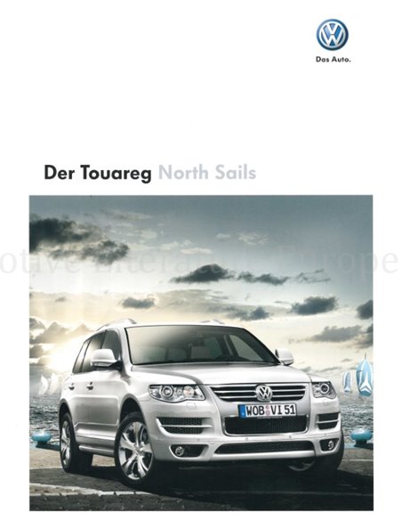 2008 VOLKSWAGEN TOUAREG BROCHURE GERMAN