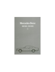 1981 MERCEDES BENZ S KLASSE COUPE BROCHURE NEDERLANDS