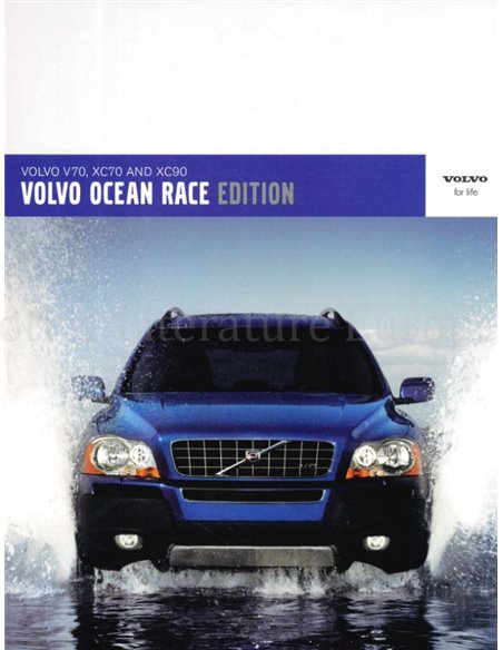 2005 VOLVO V70 XC70 XC90 OCEAN RACE EDITION PROSPEKT DEUTSCH