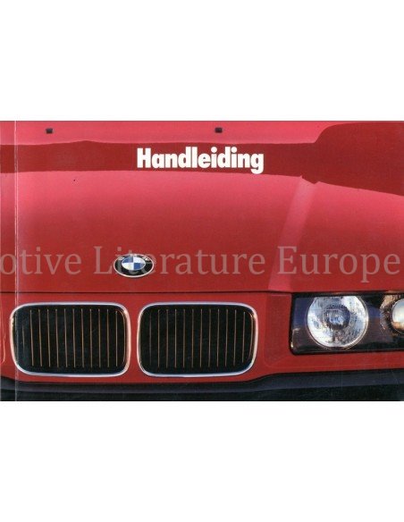 1990 BMW 3 SERIE OWNERS MANUAL DUTCH