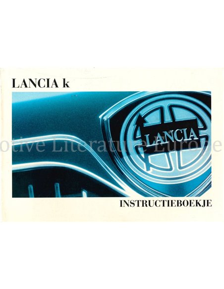 1997 LANCIA KAPPA BETRIEBSANLEITUNG NIEDERLÄNDISCH