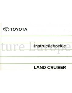 1997 TOYOTA LANDCRUISER BETRIEBSANLEITUNG NIEDERLÄNDISCH