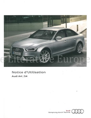 2015 AUDI A4 OWNERS MANUAL FRENCH