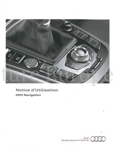 2014 AUDI MMI NAVIGATION OWNERS MANUAL FRENCH