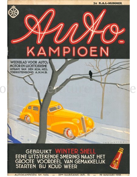 1938 AUTOKAMPIOEN MAGAZIN 06 NIEDERLÄNDISCH
