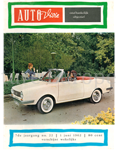 1962 AUTOVISIE MAGAZIN 22 NIEDERLÄNDISCH