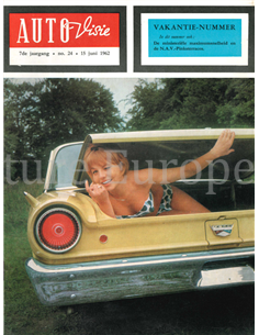 1962 AUTOVISIE MAGAZIN 24 NIEDERLÄNDISCH