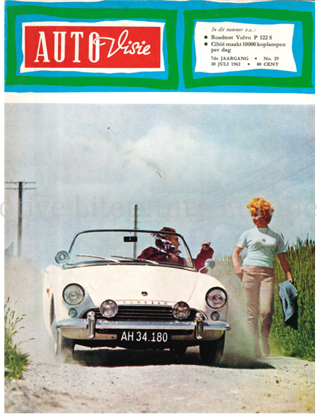 1962 AUTOVISIE MAGAZINE 29 DUTCH