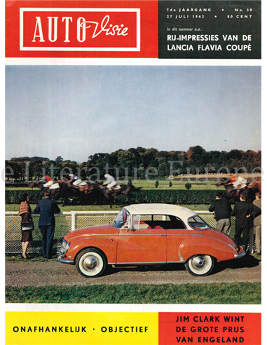 1962 AUTOVISIE MAGAZIN 30 NIEDERLÄNDISCH