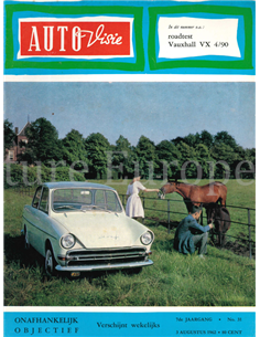 1962 AUTOVISIE MAGAZIN 31 NIEDERLÄNDISCH