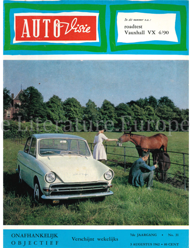 1962 AUTOVISIE MAGAZINE 31 DUTCH