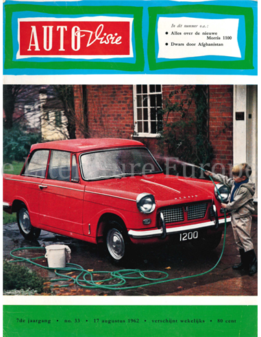 1962 AUTOVISIE MAGAZINE 33 DUTCH