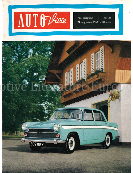 1962 AUTOVISIE MAGAZIN 34 NIEDERLÄNDISCH