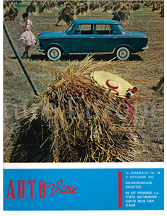 1962 AUTOVISIE MAGAZIN 38 NIEDERLÄNDISCH