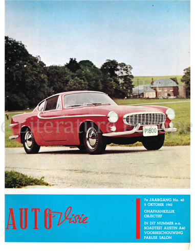 1962 AUTOVISIE MAGAZINE 40 NEDERLANDS