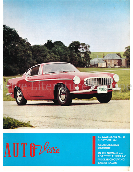 1962 AUTOVISIE MAGAZINE 40 NEDERLANDS