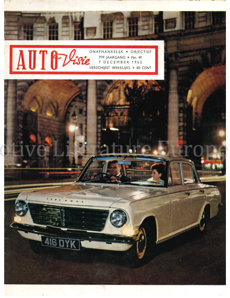 1962 AUTOVISIE MAGAZINE 49 DUTCH