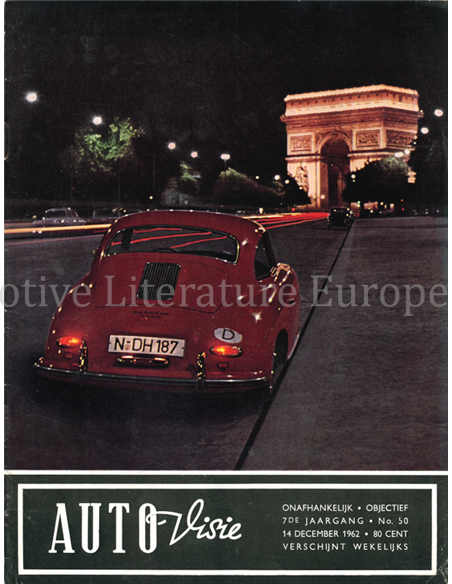 1962 AUTOVISIE MAGAZINE 50 DUTCH