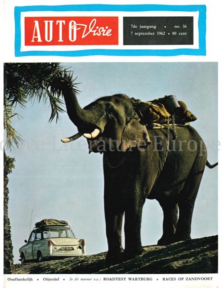 1962 AUTOVISIE MAGAZINE 36 DUTCH