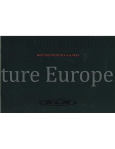 2003 MERCEDES BENZ SLR MCLAREN BROCHURE GERMAN