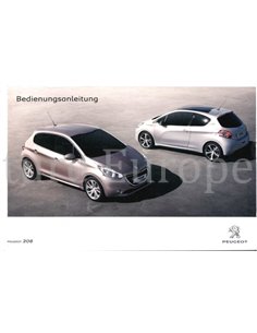 2012 PEUGEOT 208 BETRIEBSANLEITUING DEUTSCH