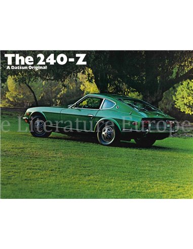 1972 DATSUN Z40Z BROCHURE ENGELS (USA)