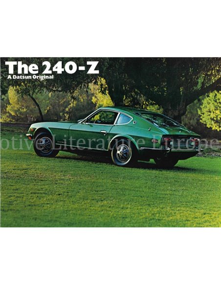 1972 DATSUN 240Z PROSPEKT ENGLISCH (USA)