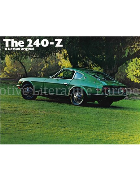 1972 DATSUN Z40Z BROCHURE ENGELS (USA)
