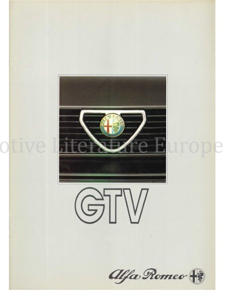 1985 ALFA ROMEO GTV & GTV6 BROCHURE GERMAN
